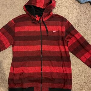 Vans flannel hoodie